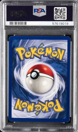 1999 POKEMON BASE SET SHADOWLESS #43 ABRA PSA 8 - Image 2