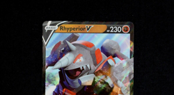 2020 Pokemon - Rhyperior V 095/189 Darkness Ablaze Full Art Holo Rare NM - Image 2