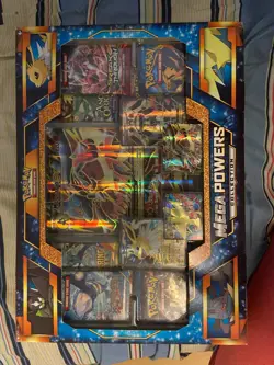 Pokemon TCG Mega Powers Collection Box SEALED - LUCARIO - Image 1