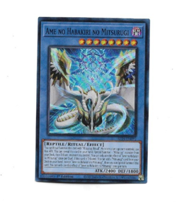 Yugioh Yu-Gi-Oh! Ame no Habakiri no Mitsurugi ALIN-EN092 1st edition Super Rare - Image 1