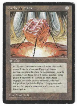 ►Magic-Style◄ MTG - Mana Vault - French Revised FBB - Played - Image 1