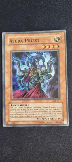 Asura Priest - Yugioh TCC - Super Rare - LP - Unlimited Edition - Free UK P&P - Image 1
