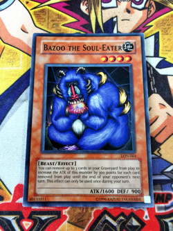 Bazoo the Soul-Eater lon-064 Unltd Ed (LP/MP) Super Rare Yu-Gi-Oh! - Image 1