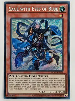 Yu Gi Oh - LCKC-EN015 Sage with Eyes of Blue - Secret Rare - Image 1