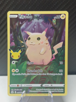 Pokemon Pikachu Holo Card Celebrations 005/025 25th Anniversary Edition NM/M (9) - Image 1