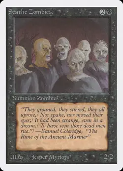 MTG Scathe Zombies Unlimited Edition Common NM - Image 1