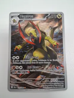 2025 Pokemon Haxorus 147/086 Sv: Black Bolt Illustration Rare Card TCG - Image 1