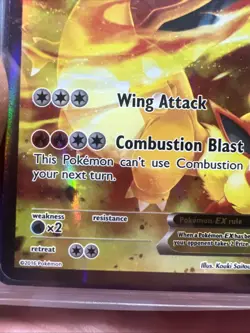 Pokemon TCG Charizard EX Black Star Full Art Holo Promo Card #XY121 - Image 4