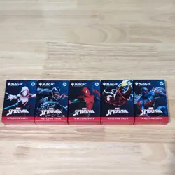 SDCC 2025 Magic The Gathering x Spider-Man Complete Welcome Deck Set (5) - Image 1