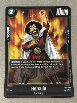 Dragon Ball Super Card Game Fusion World Blazing Aura Hercule FB02-098 Reg Rare - Image 1