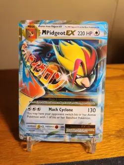 Pokemon TCG Evolutions Ultra Rare Holo Card Mega M Pidgeot EX 65/108 - Image 1