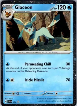 Glaceon - (Cosmos Holo) Promo SV: Scarlet & Violet Promo Cards 171 NM - Image 1