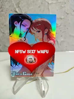 Nami Trading Card Waifu Goddess Story Anime Girl holo Karte Manga Sexy Full Art - Image 1