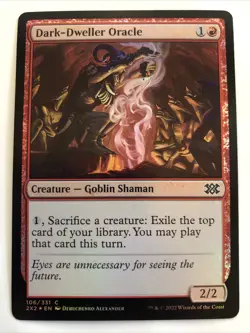 MTG Double Masters 2022 Dark-Dweller Oracle Foil 106/331 LP - Image 1
