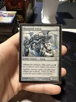 Mycosynth Golem Fifth Dawn MTG Magic the Gathering Card NM - Image 1