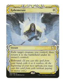 Ephemerate Instant Card Strixhaven: Mystical Archives 1x NM Magic the Gathering - Image 1