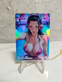Nico Robin Trading Card Waifu Goddess Story Anime Girl holo Karte Manga Full Art - Image 1