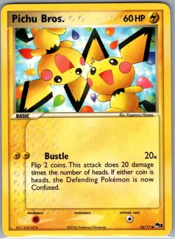 Pichu Bros. 016/017 Non Holo POP Series 3 - Pokemon Card - NM - Image 1