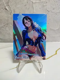 Nico Robin Trading Card Waifu Goddess Story Anime Girl holo Karte Manga Full Art - Image 1