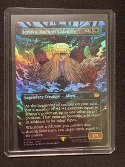 MTG: Jenova, Ancient Calamity (Borderless 346) (Foil) - NM - FINAL FANTASY - Image 1