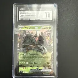 WO-CHIEN ex 2023 POKEMON CARD 027/193 PALDEA EVOLVED CGC Gem Mint 10 - Image 1