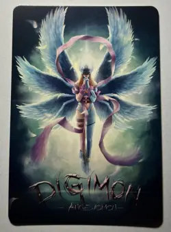 SEXY HEROINE WAIFU Angewomon & Lady Devimon DIGIMON ACG PRISMATIC HOLO CARD NM - Image 2