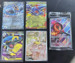 POKEMON TCG Phantasmal Flames 5 Card Lot CHARCADET Promo, YAMPER IR, SHARPEDO EX - Image 1