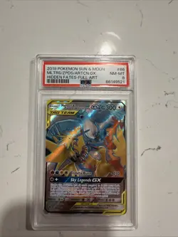 Pokemon TCG 2019 Sun and Moon Card 66 MLTRS/ZPDS/ARTCN PSA 8 - Image 1