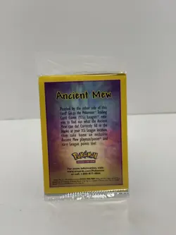 SEALED Ancient Mew Pokemon New Movie Promo Double Holo Foil Rare 1999-2000 Card - Image 2
