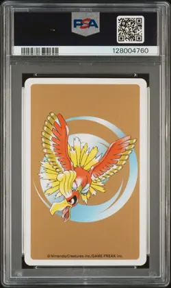 2000 POKEMON GOLD VERSION PLAYING CARDS ACE OF CLUBS #152 CHIKORITA PSA 10 - Image 2