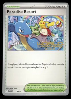 Pokemon World Championship 2023 Indonesian Paradise Resort Yokohama Promo Card - Image 1