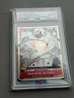 2024 One Piece Online Regional Finalist Card Gum-Gum Jet Pistol ST01-015 PSA 10 - Image 3
