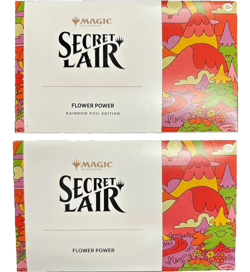 MTG Secret Lair Chaos Vault Flower Power Foil and Non Foil Set - NEW - Image 1