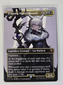 Magic The Gathering Final Fantasy Borderless Y'shtola, Night's Blessed #0207 - Image 1