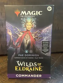 Wilds of Eldraine Commander Deck - Fae Dominion MTG Brand New Sealed - Image 1