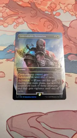 1x Unbreakable Formation 7052, Foil, God of War Secret Lair, Magic MTG NM - Image 1