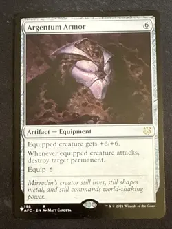 1x Argentum Armor (198) The List - Reprints LP MTG Magic the Gathering x1 MKE - Image 1
