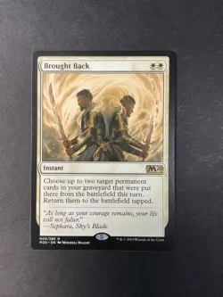 Brought Back - M20 - Core Set 2020 - Magic the Gathering - MTG - Image 1