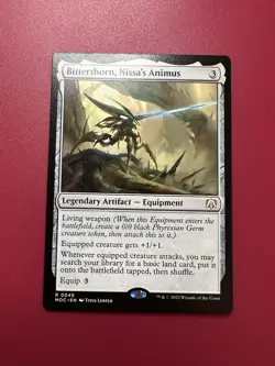 *** Bitterthorn, Nissa’s Animus *** March Of The Machine NM MTG English - Image 1