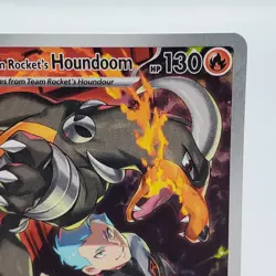 Pokemon Team Rocket’s Houndoom 191/182 Illustration Rare NM Destined Rivals - Image 3