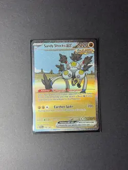 Pokemon TCG Sandy Shocks ex 250/182 Paradox Rift SIR NM - Image 1