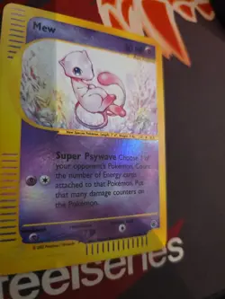 Pokemon Rare MEW Expedition Base Set REVERSE HOLO 19/165 Excellent Condition - Image 1