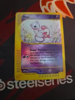 Pokemon Rare MEW Expedition Base Set REVERSE HOLO 19/165 Excellent Condition - Image 2