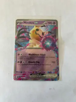 Pokemon 2025 Journey Together MIMIKYU EX 069/159 MINT Pack Fresh FULL ART HOLO - Image 1