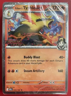 Pokemon Ethan’s Typhlosion 034/182-Destined Rivals PreRelease Promo (Sealed) - Image 3