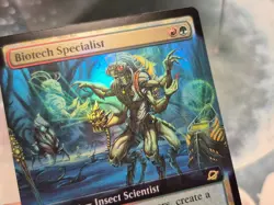 R 0347 Biotech Specialist FOIL EXTENDED ART Rare Edge of Eternities MTG EOE - Image 2