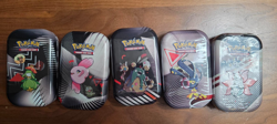 Pokemon Black Bolt and White Flare Unova Mini Tins Lot of 5 Brand New Sealed - Image 1