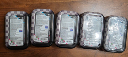 Pokemon Black Bolt and White Flare Unova Mini Tins Lot of 5 Brand New Sealed - Image 2