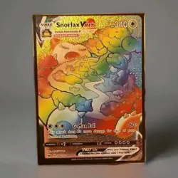 Pokemon TCG Sword & Shield Snorlax VMAX 206/202 Holo Secret Rare Pack Fresh Mint - Image 1