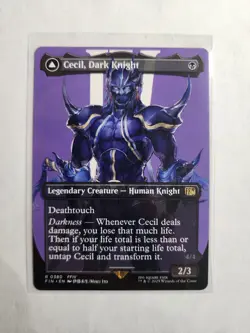 Magic The Gathering Cecil, Dark Knight (Borderless) Final Fantasy Regular - Image 1